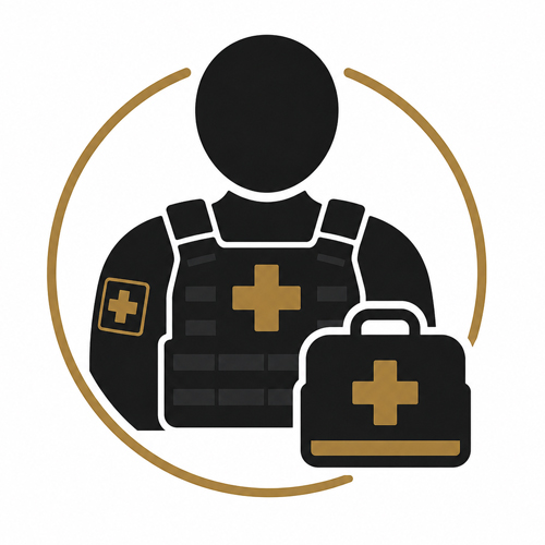 Tactical medic icon representing rapid on-site medical support.